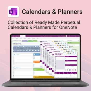 Calendars & Planners for OneNote
