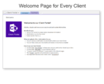 Client Portal for OneNote