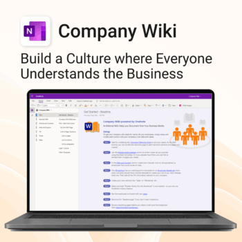 Company Wiki for OneNote