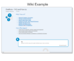 Company Wiki for OneNote