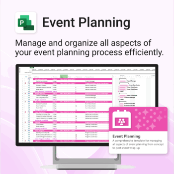 Event Planning for MS Project