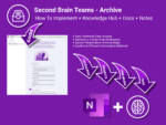 OneNote Second Brain Teams