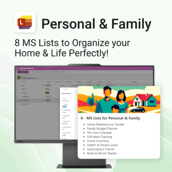 Personal & Family Collection for MS Lists