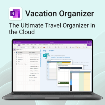 Vacation Organizer for OneNote