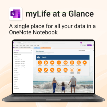 myLife at a Glance for OneNote