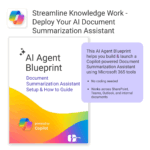 AI Agent Blueprint – Document Summarization Assistant
