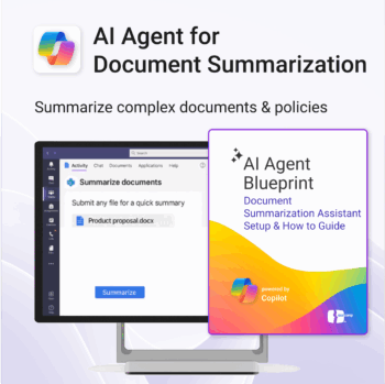 AI Agent for Document Summarization powered by Copilot