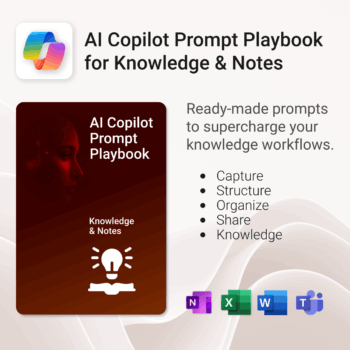 AI Copilot Prompt Playbook for Knowledge & Notes