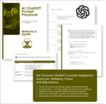 ChatGPT Prompt Playbook Wellness & Health