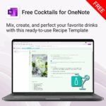 Free Cocktails for OneNote