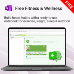 Free Fitness for OneNote
