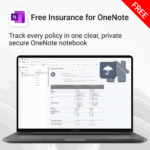 Free Insurance for OneNote