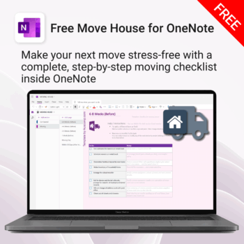 Free Moving House for OneNote
