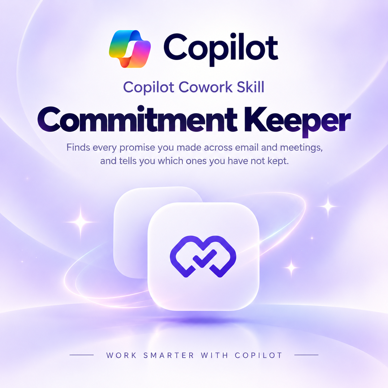 Copilot Cowork Skill - Commitment Keeper