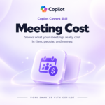 Copilot Cowork Skill - Meeting Cost